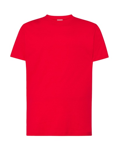 T-shirt Slim Bawełniany TSUA 150 - Red