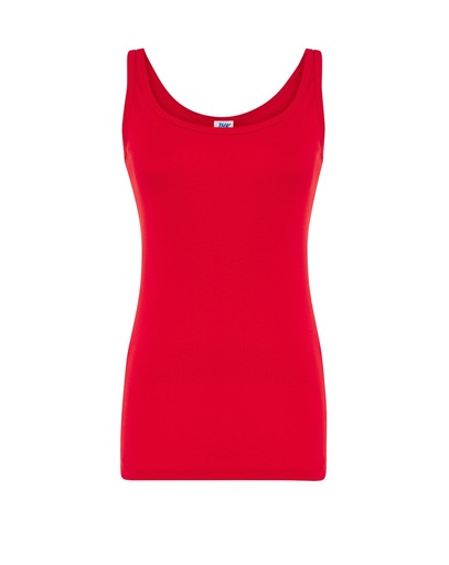 T-shirt Damski Slim Bawełniany TSUL VCTR - Red