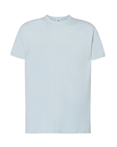 Koszulka Klasyczna Bawelniana JHK150 - Sky Blue Neon