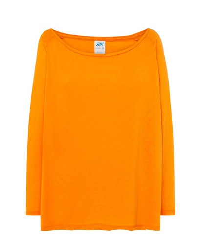 T-shirt Damski Bawełniany TSUL MLDV - Tangerine