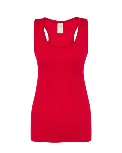 T-shirt Damski Slim Sportowy Poliestrowy SPORT ARBL - Red