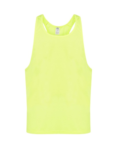 T-shirt Sportowy Poliestrowy TSUA LBCH - Gold Fluor