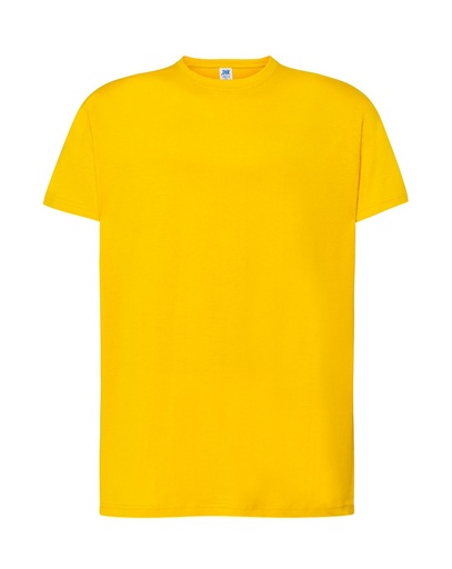 Koszulka Klasyczna Bawelniana JHK150 - Mustard