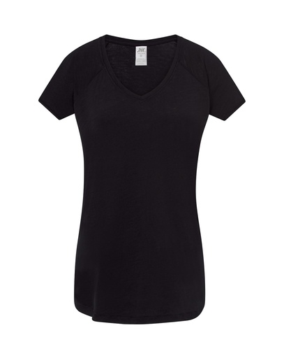 T-shirt Damski Bawełniany TSUL SLB - Black