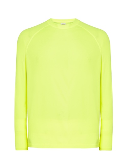 Sportowa koszulka męska z długimi raglanowymi SPORTMAN LS BK XL - Gold Fluor