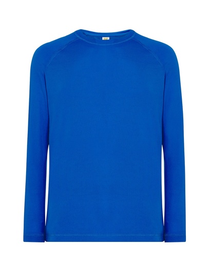 Sportowa koszulka męska z długimi raglanowymi SPORTMAN LS BK XL - Royal Blue