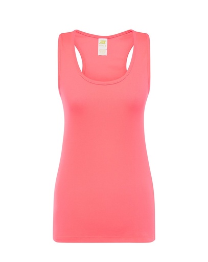 T-shirt Damski Slim Sportowy Poliestrowy SPORT ARBL - Fucsia Fluor