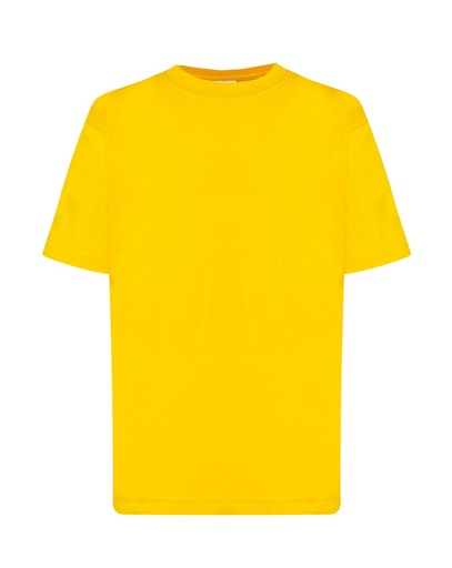 T-Shirt Dzieciecy Klasyczny Bawelniany JHK150K - Mustard