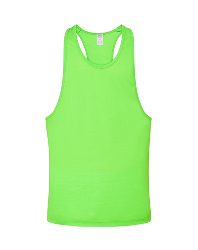 T-shirt Sportowy Poliestrowy TSUA LBCH - Lime Fluor