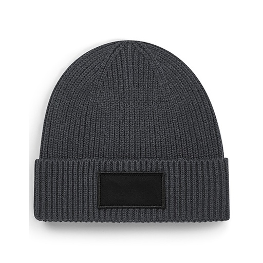 Czapka beanie CB442R - Graphite Grey & Black
