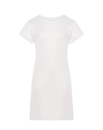 T-shirt Slim Poliestrowy SBL DRESS - Subli White