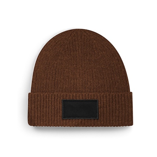 [CB442R-1000353276] Czapka beanie CB442R - Walnut & Black