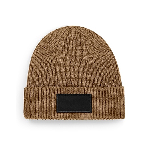 [CB442R-1000353277] Czapka beanie CB442R - Biscuit & Black