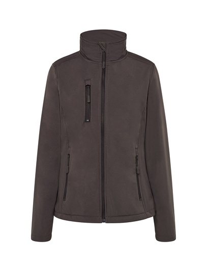 Kurtka Slim Softshell Poliestrowa SOFT JACKL - Graphite