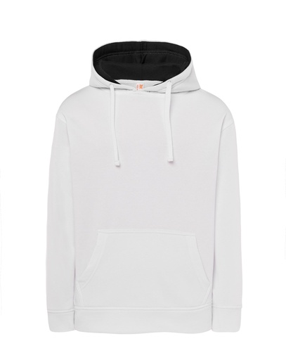 Bluza z Kapturem Poliestrowa SW OCECTR - White/Navy
