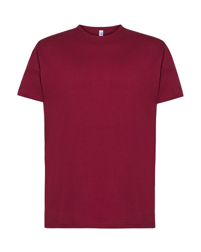 T-shirt Bawełniany TSR 160 COMB - Burgundy