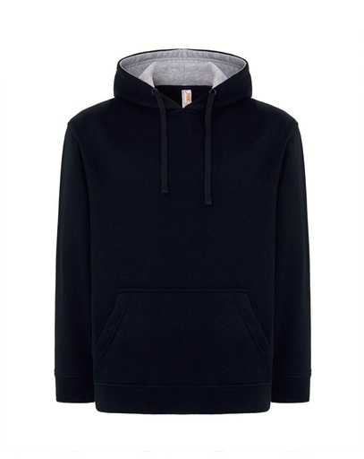 Bluza z Kapturem Poliestrowa SW OCECTR - Navy/Ash Melange
