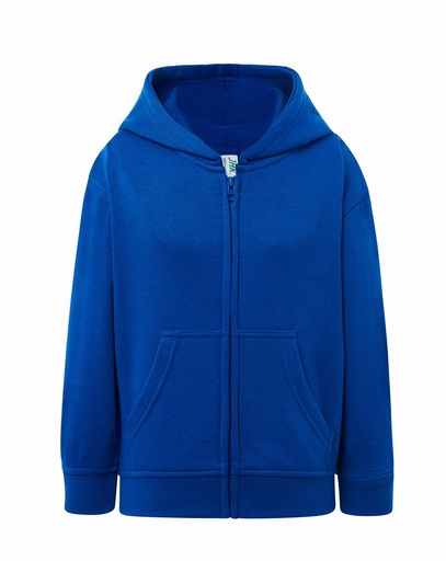 Bluza Dziecięca z Kapturem Rozpinana Poliestrowa SWRK HOOD - Royal Blue