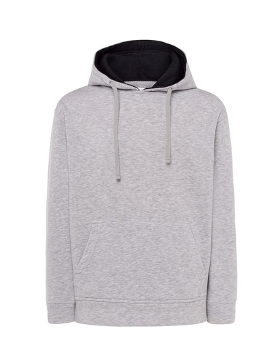 Bluza z Kapturem Poliestrowa SW OCECTR - Ash Melange/Navy