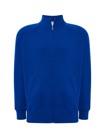 Bluza Rozpinana Poliester Bawelna JHK401 - Royal Blue