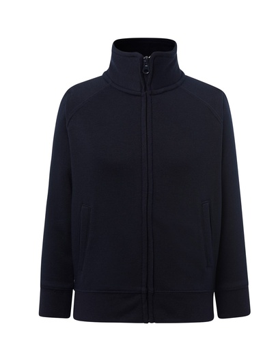 Bluza Dziecięca z Kapturem Rozpinana Poliestrowa SWRK FUZIP - Navy