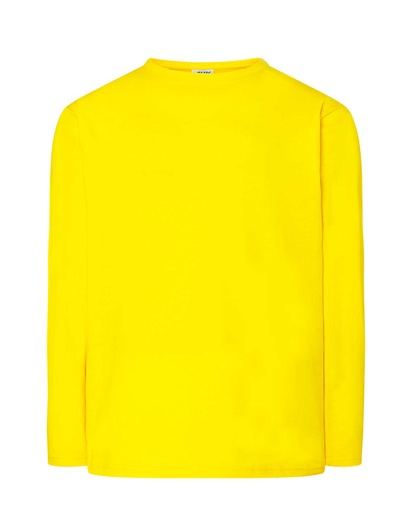 T-shirt Dziecięcy z Długim Rękawem Bawełniany TSRK 150 LS - Gold