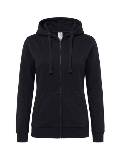 Bluza Damska z Kapturem Rozpinana Poliestrowa SWUL HOOD 240 - Navy