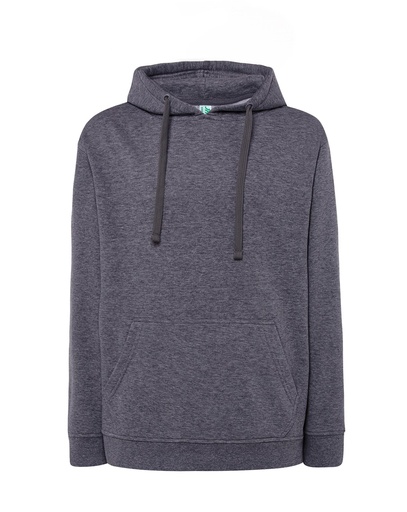Bluza Kangurka Mieszanka Bawelniana Poliestrowa JHK421 - Denim Heather