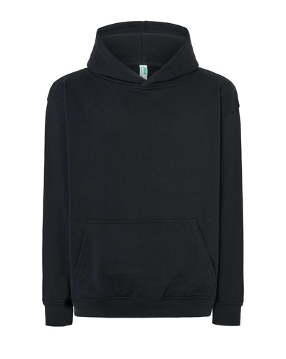 Bluza z kapturem unisex 320 JHK KANGAROO OVERSIZE 320 - Black