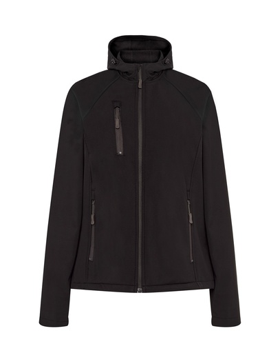 Kurtka Damska Softshell SOFT HOODL - Black