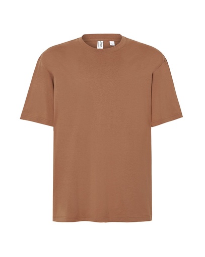 T-shirt Oversize Bawełniany TSUAOVER - Mocha Mousse