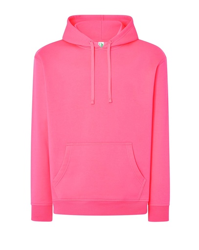 Bluza Kangurka Mieszanka Bawelniana Poliestrowa JHK421 - Fucsia Fluor