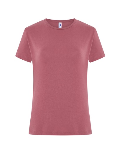 Koszulka Damska Slim Bawelniana JHK152 - ANCIENT PINK