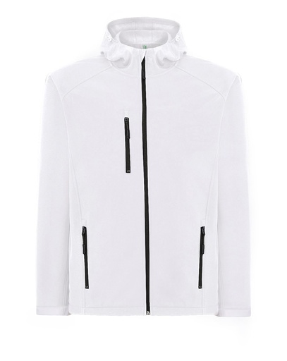 Kurtka Softshell SOFT HOOD - White