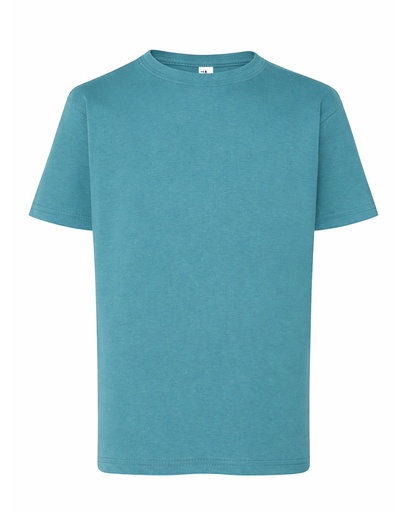 T-Shirt Dzieciecy Klasyczny Bawelniany JHK150K - Petrol Blue