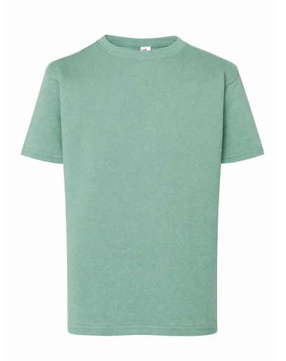 T-Shirt Dzieciecy Klasyczny Bawelniany JHK150K - MOSS GREEN