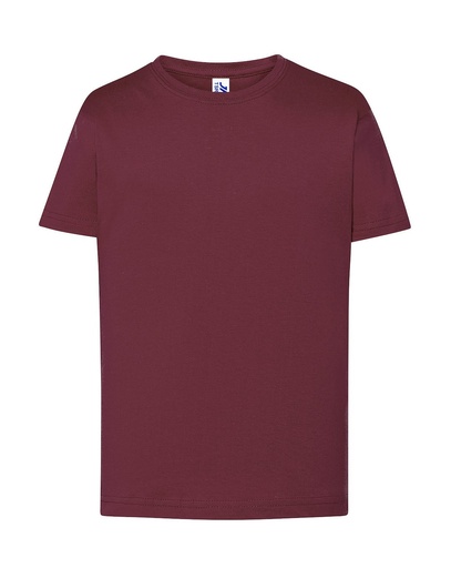 T-shirt Dziecięcy Premium Bawełniany TSRK 190 - Burgundy