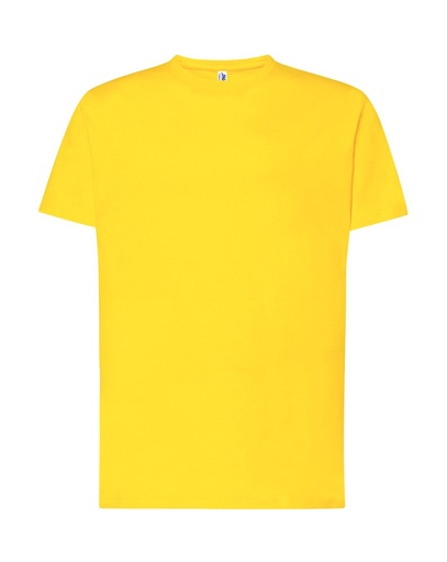 Koszulka Klasyczna Bawelniana JHK190 - Yellow