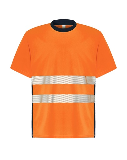 Koszulka Polo HV01U00 - Navy / Orange Fluor