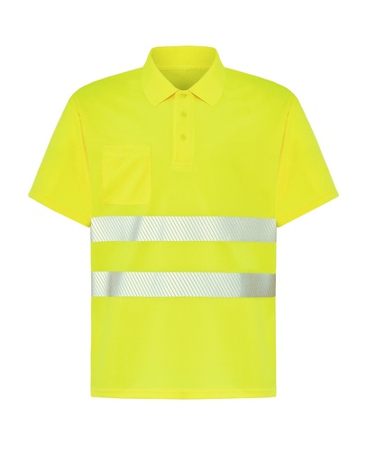T-shirt Poliestrowy HV02U00 POLO SS - Gold Fluor