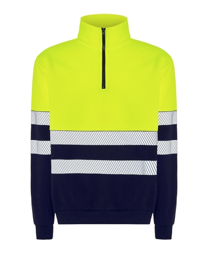 Bluza Poliestrowa HV05U00 - Navy / Gold Fluor