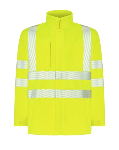 Kurtka Softshell Poliestrowa HV06U01 - Gold Fluor