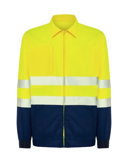 Kurtka Slim Softshell Poliestrowa HV08U00 Kurtka - Navy / Gold Fluor