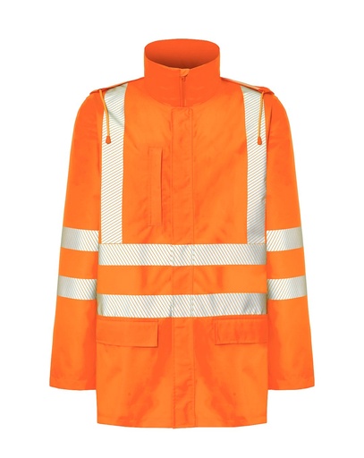 Kurtka Softshell Poliestrowa HV10U00 - Orange Fluor