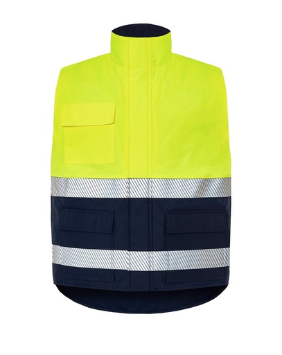 Kamizelka Poliestrowa HV11U01 - Navy / Gold Fluor