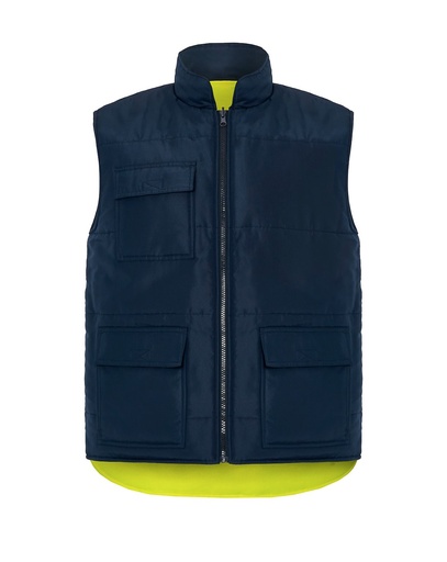 Kamizelka Poliestrowa HV11U02 - Navy / Gold Fluor