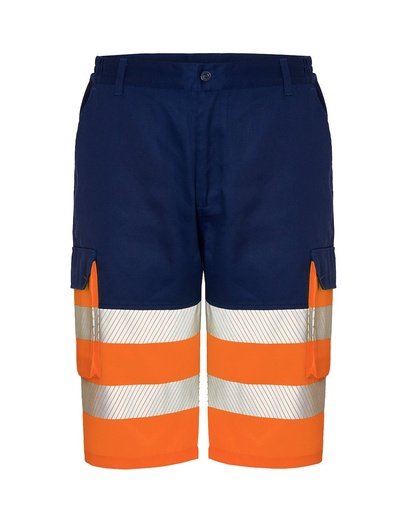 Fartuch Slim HV13U00 - Navy / Orange Fluor
