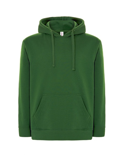 Bluza Z Kapturem Bawelniana Poliestrowa JHK420N - Bottle Green