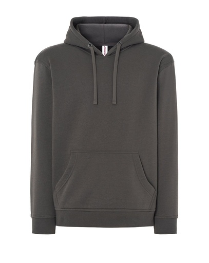 Bluza Z Kapturem Bawelniana Poliestrowa JHK420N - Graphite