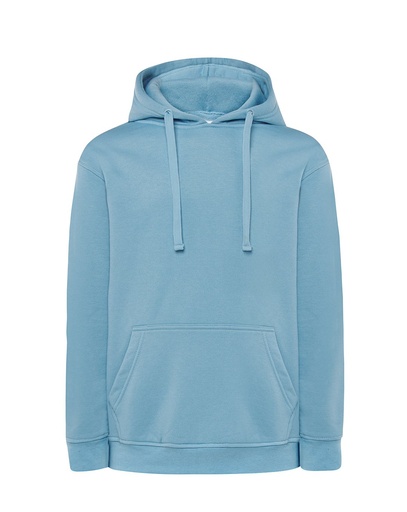 Bluza Z Kapturem Bawelniana Poliestrowa JHK420N - Sky Blue